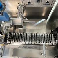 Machine d'emballage automatique haute vitesse HAOYUAN KD-260 pour le conditionnement de produits alimentaires (pain, gâteaux, biscuits) en sachets flow pack