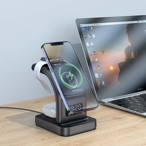 Đồng hồ báo thứ<span class=keywords><strong>c</strong></span> sạ<span class=keywords><strong>c</strong></span> không dây cho điện thoại đồng hồ thông minh Tai nghe chất lượng cao sạ<span class=keywords><strong>c</strong></span> nhanh 5 trong 1 loại <span class=keywords><strong>C</strong></span> đen trắng 12 tháng newqi - Product Image 4