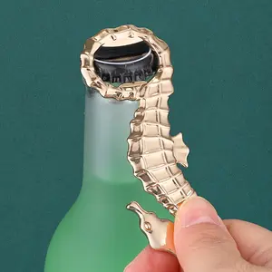 SW Summer Party Seahorse Shape Portable Wine Beer Bottle Opener For Guest Gift Party Favor Friends