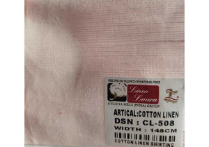 Lightweight Cotton Linen Blend Durable Yarn Dyed Woven Fabric for Boys’ & Girls’ Clothing, Fashion Wear & <b>Home</b> <b>Essentials</b> - Product Image 4