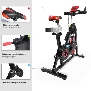 <span class=keywords><strong>Bicicleta</strong></span> de Ciclismo Estática para Gimnasio en Casa, <span class=keywords><strong>con</strong></span> Correa de Acero, <span class=keywords><strong>Bicicleta</strong></span> de Spinning para Deportes en Interiores, Venta al Por Mayor - Product Image 5