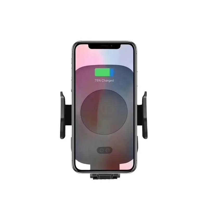 Wireless Charging Car Phone Holder Infrared Sensing closing&Expanding Clamp Phone Holder
