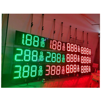 8888 tarification numérique pour les panneaux de pylône de station-service led prix des chiffres