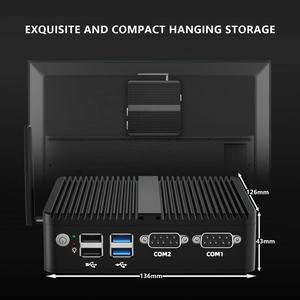 MiniTree <span class=keywords><strong>J5005</strong></span> N100 Mini PC sans ventilateur <span class=keywords><strong>J4105</strong></span> Quad Core DDR4 SSD/HDD 2COM RS232 4USB Win7/10/11 Nouveau - Product Image 4