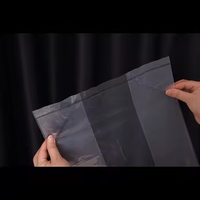 Sacs de courses biodégradables à fond carré D1005C personnalisés, en LDPE, avec poignée découpée pour écouteurs, pour la vente au détail sur mesure