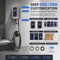 Borne de recharge murale AC EV Type 2 7/11/22 kW, écran tactile 5 pouces, WiFi Bluetooth, compatible OCPP1.6, adaptée pour la maison, le commerce et les opérations de recharge