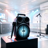 Nuevo Altavoz Inalámbrico para Fiestas de 6.5 Pulgadas con Micrófono, Karaoke para el Hogar, Emparejamiento Estéreo TWS, Listo para Enviar, Suministro del Fabricante, Gran Venta