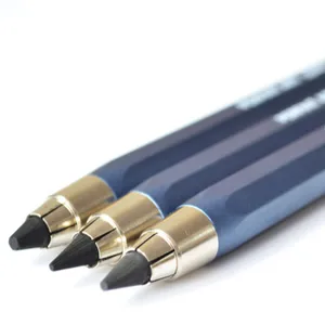OEM didukung 5.6mm Diameter kopling mekanis pemegang timbal pensil logam dan plastik untuk sekolah seniman dan perlengkapan kantor
