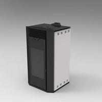 Système de chauffage de l'eau 20KW, chaudière à granulés, écran tactile LCD intelligent, automatique pour toute la maison, radiateur, poêle à granulés de bois