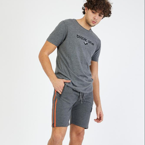 Chándal ajustado personalizado para hombre, tela de calidad con logotipo personalizado, color negro, a precio de fábrica, gran oferta - Product Image 1