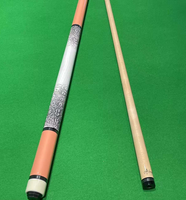 Queue de billard professionnelle de haute qualité, articulée 1/2, style américain, tête large 12,5 mm 13 mm, en érable