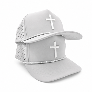 Wholesale Blank 5 Panel Hydro Laser Cut Hole Perforated Golf Cap Quick Dry Breathable Custom Logo Design Outdoor - Product Image 6