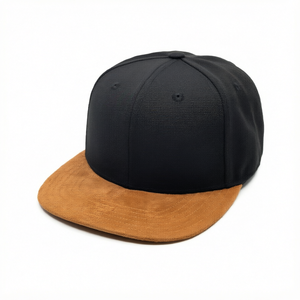 Cappellino <span class=keywords><strong>Snapback</strong></span> a 6 Pannelli in PVC con Chiusura Regolabile, Casual, Elegante, Nero, in Tela, Unisex, Quattro Stagioni, <span class=keywords><strong>XL</strong></span> - Product Image 1