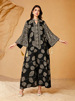 Abaya du Moyen-Orient pour femmes, robe musulmane élégante, robes kaftan brodées, robes kaftan arabes de Dubaï, jalabiya pour femmes
