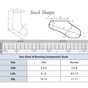 Wholesale Custom Professional Sport Knee High Anti Microbial Compression <b>Socks</b> <b>Running</b> Compression <b>Socks</b> for Men and Women - Product Image 4