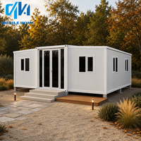 Maison mobile facile à installer, petite maison préfabriquée modulaire de 20 pieds ou 40 pieds avec chambre et cuisine, maison conteneur extensible