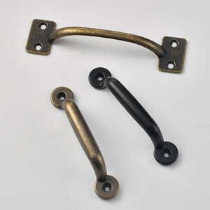 Furniture Handle Bar Zinc Alloy Antique Bronze <b>Black</b> Cabinet Drawer Wooden <b>Door</b> Minimalist Durable - Product Image 1