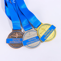 Plaque Métallique Personnalisée pour Maternelle, Médaille de Compétition de Taekwondo pour Enfants, Souvenir de Production Plaqué Or Fabriqué en Chine