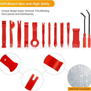 Kit d'outils de démontage de garnitures Winning Journey, 13 pièces, en plastique, pour réparation automobile, démontage de panneaux intérieurs, tableau de bord et poignées de porte - Product Image 4
