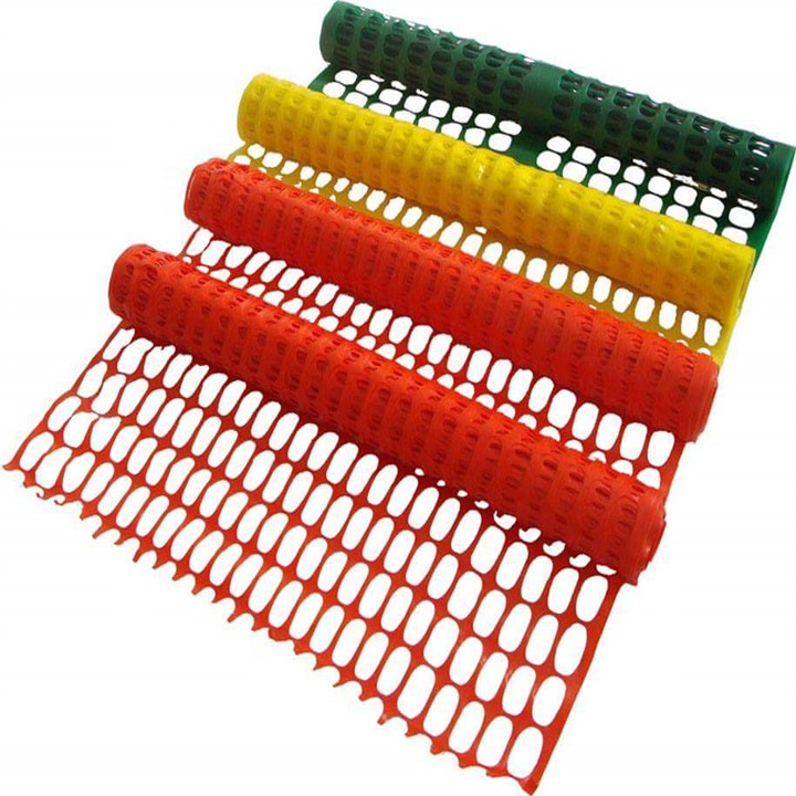 100% HDPE оранжевая предупреждающая сетка ограждение