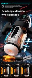 LED Automatische Teleskop beheizte männliche Mastur bator Saugen Vibrator Cup Sexspielzeug Dildo für männliche Masturbation - Product Image 6
