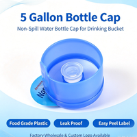 Bouchon de bouteille anti-fuite stable de 5 gallons, couvercle de remplacement en plastique haute résistance rembourré pour bouteille d'eau potable