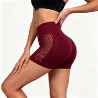 Shorts de sport moulants pour femme, effet push-up fessier, taille élastique, contrôle abdominal élevé, séchage rapide, respirant, pour yoga, entraînement et gym