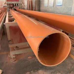 OEM tubo condotto elettrico canalizzazione 80mm 100mm programma 40 testa tonda CPVC MPP PVC cavo sotterraneo fornitura - Product Image 4