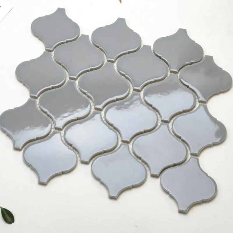 Glossy Matte Mosaic Tiles 246x280mm Flooring Design Ceramic Porcelain Wall Tiles Non Slip Bathroom Kitchen Mosaic Floor Tiles