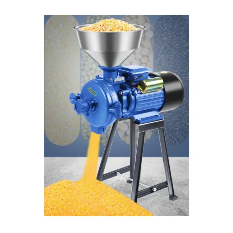 Máquina trituradora de arroz/café/soja/grano/trigo y molinillo/máquina trituradora de especias en polvo