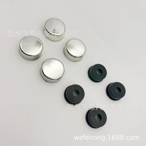 Capuchons de fixation en plastique chromé pour cadre de plaque d'immatriculation FR-DBk, fabriqués à Wenzhou - Product Image 1
