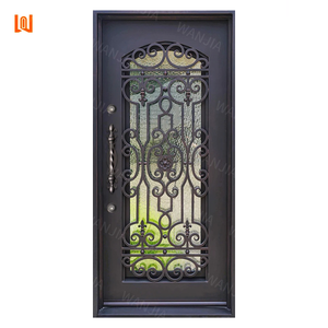 Puerta <span class=keywords><strong>de</strong></span> Entrada <span class=keywords><strong>de</strong></span> Hierro Forjado <span class=keywords><strong>de</strong></span> Diseño <span class=keywords><strong>de</strong></span> Lujo para Patio, Puerta <span class=keywords><strong>de</strong></span> Seguridad <span class=keywords><strong>de</strong></span> Hierro Forjado para Entrada Principal - Product Image 3