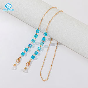 2025 nouveau Design décoratif métal porte-<span class=keywords><strong>lunettes</strong></span> sangle élégante femme perlée <span class=keywords><strong>lunettes</strong></span> chaîne - Product Image 3