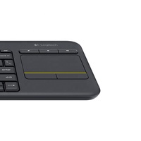 Nouveau pour K400 Plus, clavier tactile sans fil mince 2,4 GHz, USB, multi-touches, noir