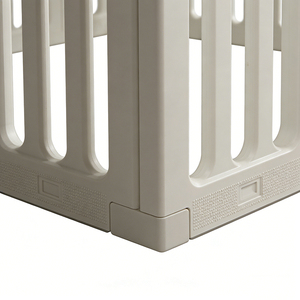 Barrera de Plástico Sólido para Mascotas de Interior con Cierre de Botón, Compatible con Perros Grandes y Pequeños, Divisor de Espacios Libremente Combinable, Anti-Escape para Mascotas, Precio de Fábrica - Product Image 2