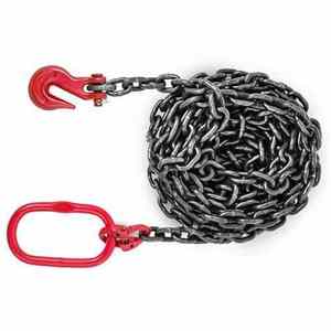 Eslinga de Cadena Soldada de 10 Pies, 4 Vías x 5/16 Pulgadas, Acero, 11000 Libras, 5 Toneladas, para Elevación de Cadenas, Eslingas de Cadena, Cadena de Eslinga G80, 4 Patas - Product Image 6