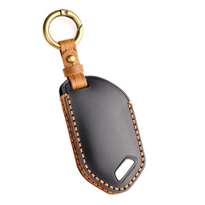 Funda Protectora de Piel Genuina para Llaves de Coche, Diseño Moderno y Portátil, para Llaves Inteligentes 2024, Funda de Piel de Vaca de Primera Calidad para Llaves Remotas de 5-7 Botones - Product Image 4