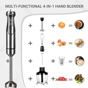 <span class=keywords><strong>Batidora</strong></span> <span class=keywords><strong>de</strong></span> Mano Multifuncional <span class=keywords><strong>de</strong></span> 1600W para Cocina, Control por Perilla, Varilla Mezcladora sin Control por Aplicación, Trituradora <span class=keywords><strong>de</strong></span> Alimentos y Huevos - Product Image 3