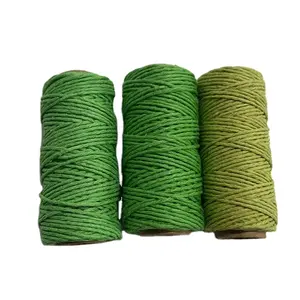 High Quality Soft Hemp Wax Thread handicraft string bag cotton and linen silk rope