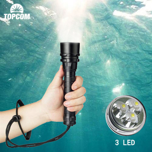 Đèn Lặn Mạnh Mẽ Siêu Sáng Đèn Pin Lặn Dưới Nước Đèn Pin Lặn 3 LED 3100 Lumen Chống Nước Chất Lượng Cao - Product Image 1