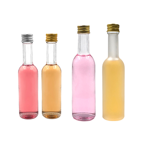 <strong>Mini</strong> Glass Cute Portable Tasting Liquor <strong>Bottle</strong> Vodka Gin Rum Whisky Tequila 50ml Aluminum Screw Cap <strong>Wholesale</strong> - Product Image 3