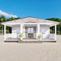 Casa Prefabricada de Lujo de Estilo Moderno, Plegable y Expandible de 20 pies/40 pies, Casa de 3 Dormitorios con Baño, Cocina y Sala de Estar