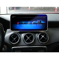 Radio Multimedia con Pantalla de 10.25 Pulgadas para Automóvil Android, Sistema de Navegación GPS Estéreo, Mirror Link para Benz GLA CLA
