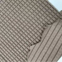 Tissu Brocart Tricoté en Polyester à Carreaux Résistant à l'Abrasion, 190 GSM, Léger, pour Ensemble Table-Chaise-Canapé Filles – Approvisionnement Direct Usine