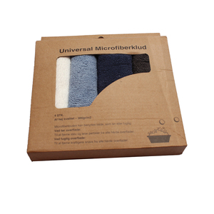 Boîte de nettoyage en microfibres, <span class=keywords><strong>4</strong></span> paquets à usages multiples, 40x40, tissu microfibre - Product Image 2