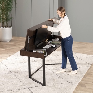 <span class=keywords><strong>Table</strong></span> <span class=keywords><strong>à</strong></span> <span class=keywords><strong>manger</strong></span> extensible transformable en petit bureau, bureau d'ordinateur multifonction, bureau de jeu, <span class=keywords><strong>table</strong></span> transformable dissimulée pour Costco USA - Product Image 5