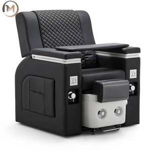 Cadeira de Spa para <span class=keywords><strong>Pedicure</strong></span> de Grau Comercial - Reclinável Ajustável com Funções de Massagem e Banho de Pés Retrátil para Uso em Salão de Beleza com Jato Sem Tubulação - Product Image 2