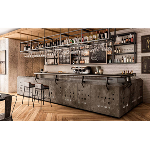 Bancono da bar di legno Kiosco de madera, quiosco de helados, centro comercial, carrito de café, mostrador, pantalla personalizada - Product Image 2