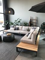 Ensemble de meubles d'extérieur en teck écologiques et durables pour hôtels, villas, complexes hôteliers - Chaises et tables de salle à manger de jardin