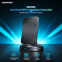 Adaptateur Réseau Sans Fil Tri-Bande WiFi7 COMFAST CF-986BE PRO 6500M Sans Pilote pour Connectivité Longue Portée